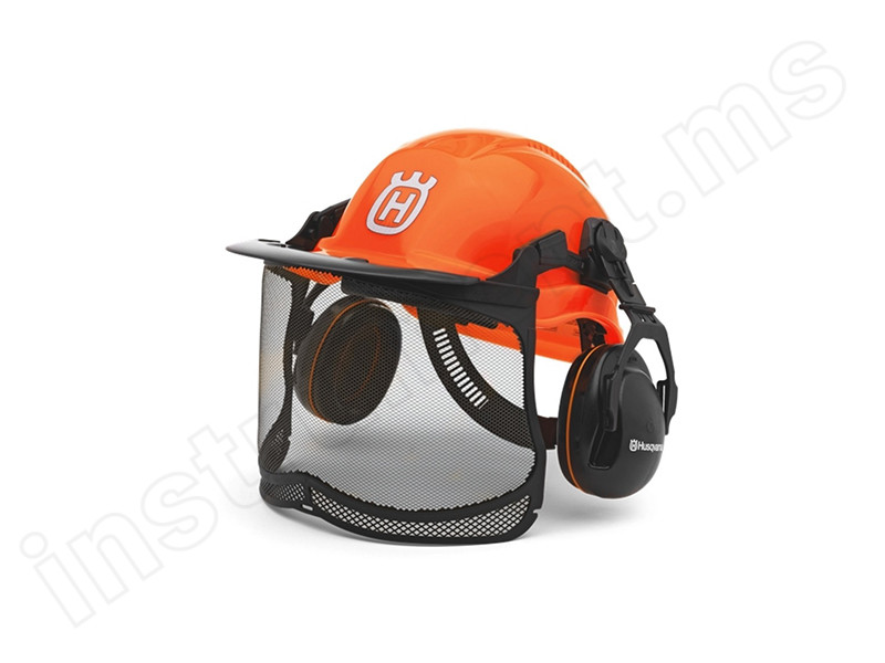 Шлем защитный Husqvarna флюоресцирующий - фото 1