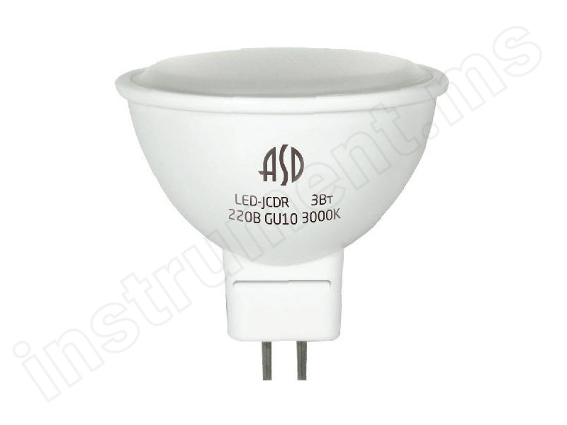 Лампа LED 3Вт 3000K тёплый свет Экономка GU10 - фото 1
