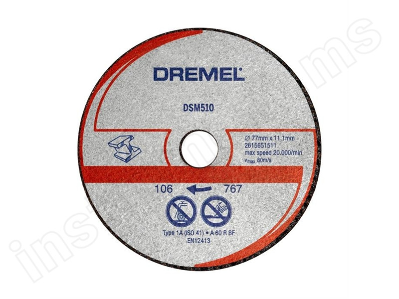 Отрезной круг по металлу, пластику Dremel DSM20 - фото 1