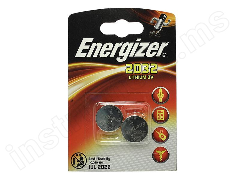 Батарейка 2 шт Energizer  CR2032  FSB2/10 - фото 1